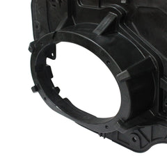 YHB regulator dimensions guide for Ram 1500 DS rear left, fit verification aid.