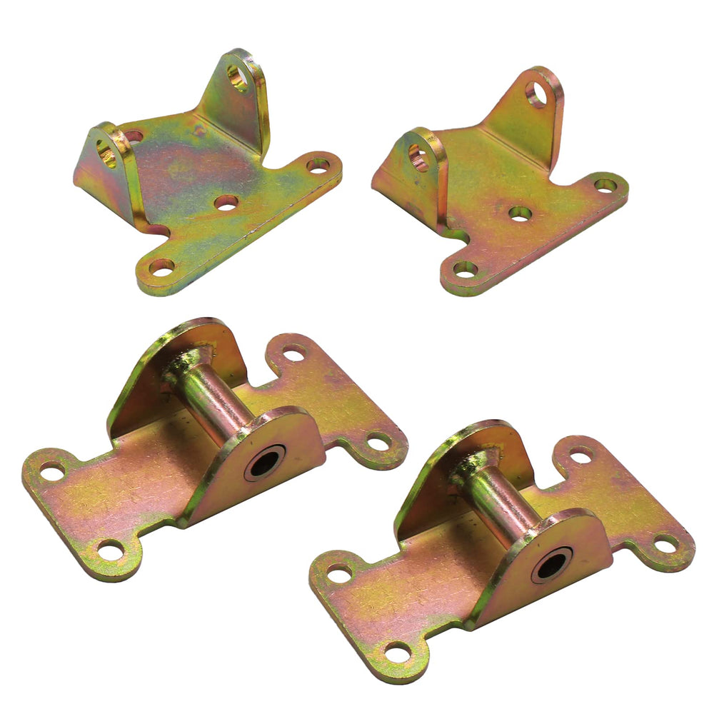 YHB solid chassis pads with precise dimensions replace factory mounts for classic Chevys.