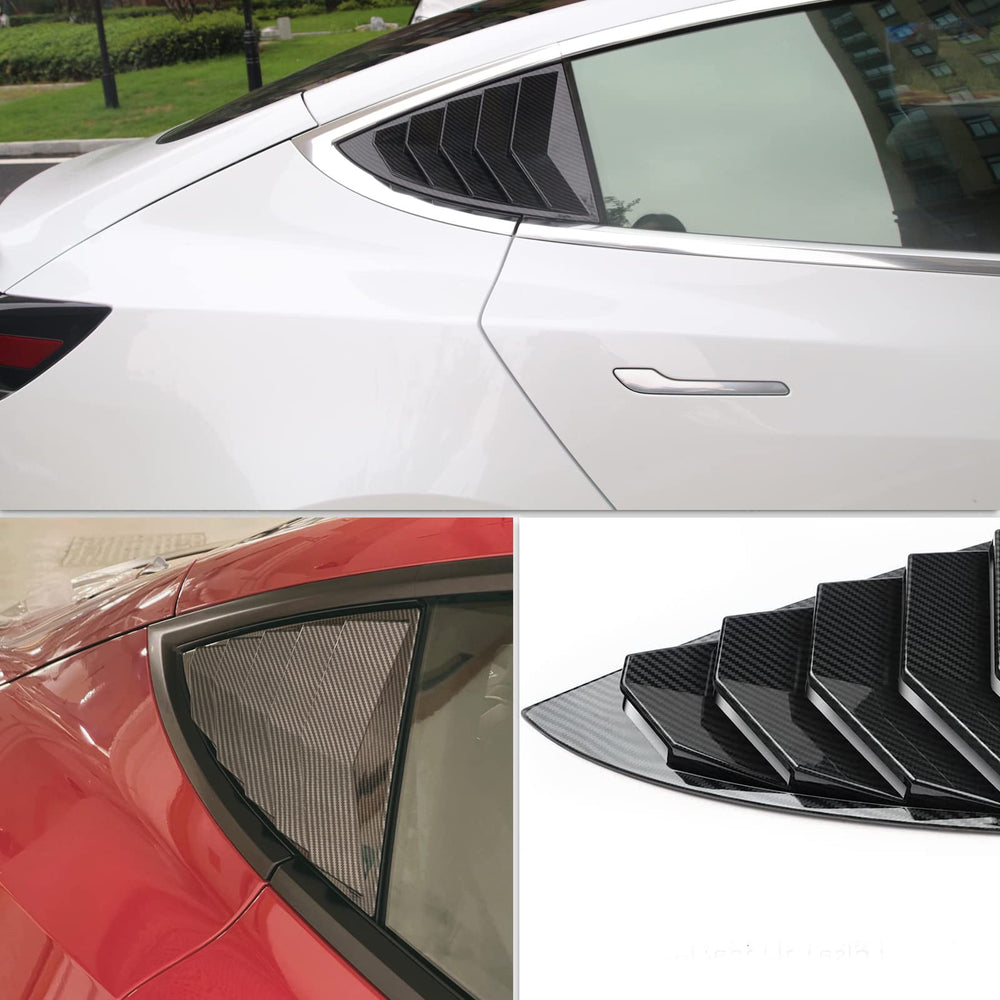 YHCDSEA exterior decor adds cool aesthetic and UV block for Model 3.