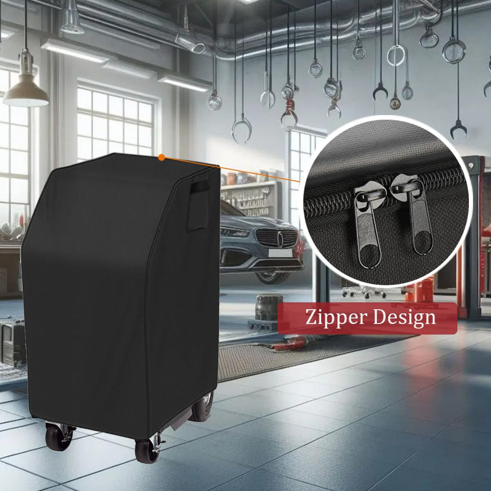 YHINGG vent design on the Robinair cover reduces condensation and rust risk