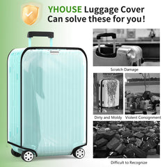 YHOUSE easy-install suitcase cover for tool-free on/off.