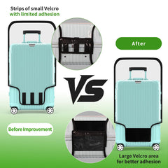 YHOUSE fold-flat luggage cover for compact storage between trips.