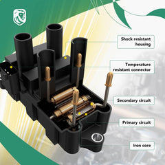 YHTAUTO Lincoln Town Car ignition coil for consistent performance