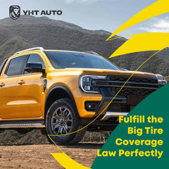 YHTAUTO after-install look emphasizes a sharp, modern truck appearance.
