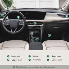 YHTAUTO temperature recirculation actuator directs airflow efficiently