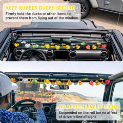 YIBEICO duck holder with elastic rope and hangable setup