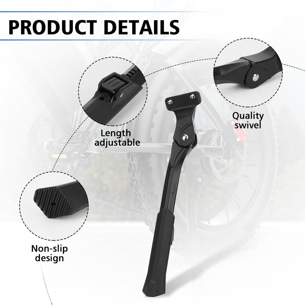 YIBEICO easy-install kickstand replaces the original bracket in minutes.