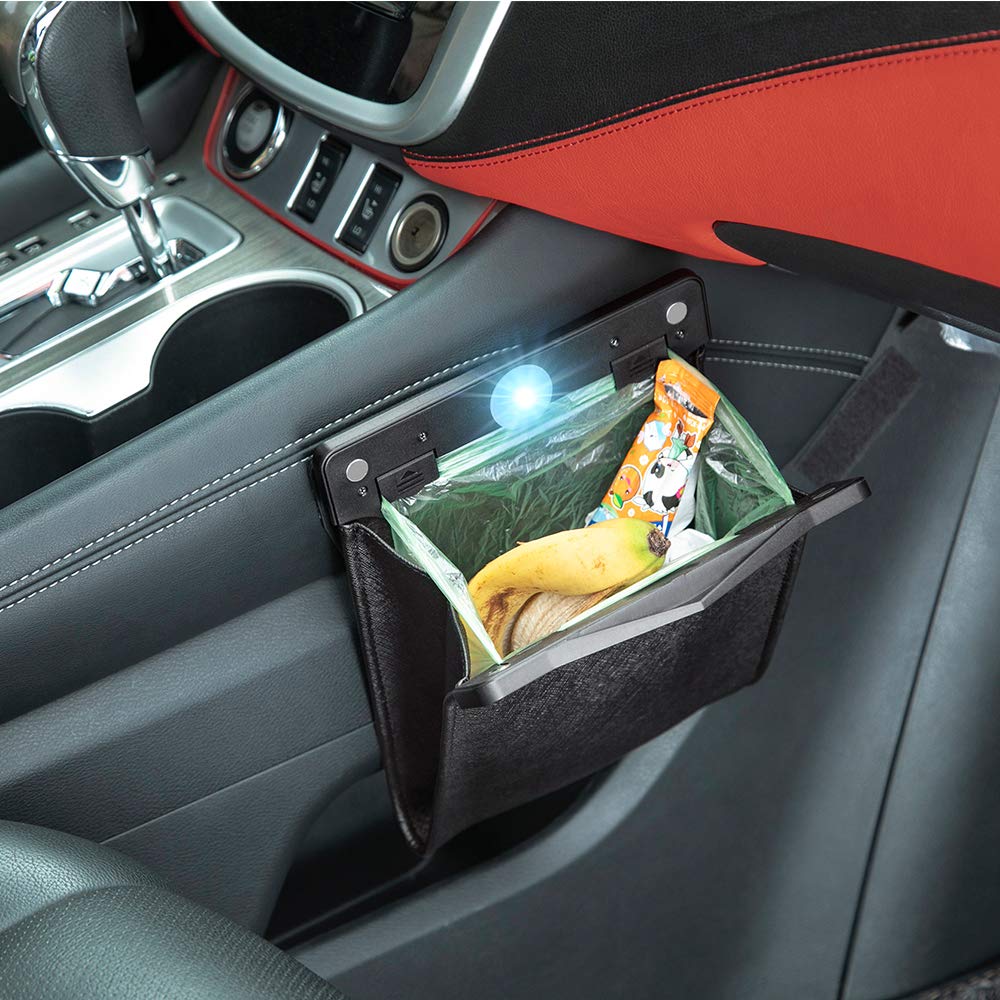 Yicheyiyou LED top view shows night visibility for easy disposal