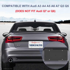 YIDEEAUTO ensures a clean look with no obstructed license tags on Audi.