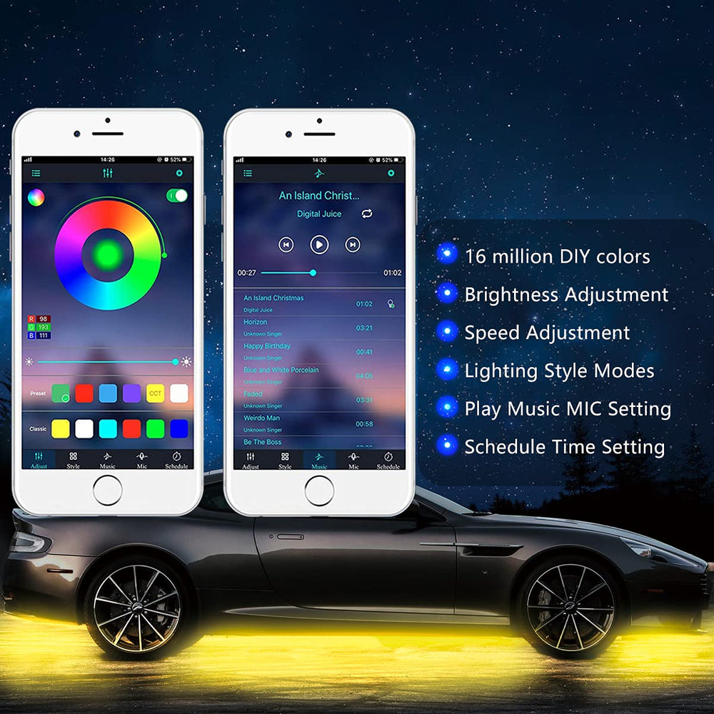 Yielinth RF remote provides quick mode switching from a distance.