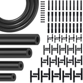 YIENFBEV 84-pcs vacuum lines kit with flexible hoses for engine bay use