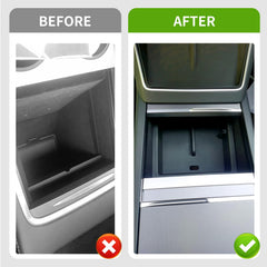 Yieokei armrest storage box helps organize essentials for quick access.