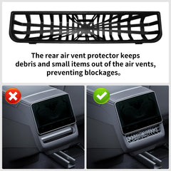Yieokei rear air vent protector blocks debris and maintains airflow.
