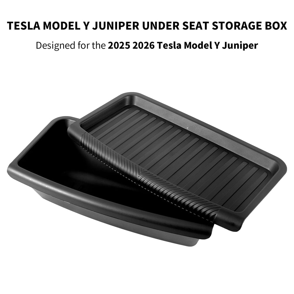 Sleek, low-profile design complements Tesla interior aesthetics.