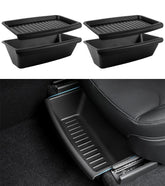 Yieokei under-seat storage box lid open, easy access to organized space.