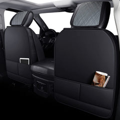 YIERTAI seat covers with storage pockets keep gadgets organized.