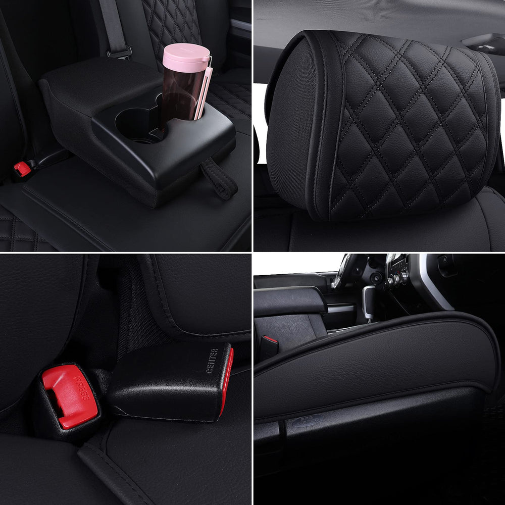 YIERTAI Tundra seat covers easy-clean surface can be wiped with damp towel