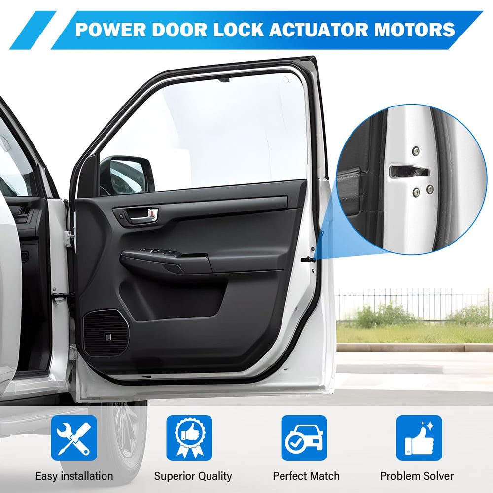 Yikesai door lock actuator packaging shows compatible part numbers for cross-model fit.