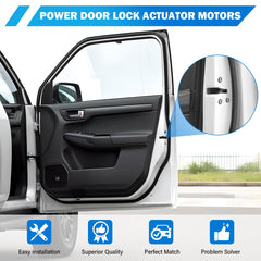 Yikesai door lock actuator packaging shows compatible part numbers for cross-model fit.
