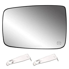 Yikesai driver-side mirror glass with backing plate for secure Ram fit