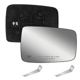 Yikesai passenger right heated mirror glass for Dodge Ram improves winter visibility