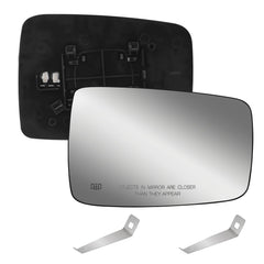Yikesai passenger right heated mirror glass for Dodge Ram improves winter visibility
