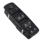 Yikesai Power Master window switch driver-side bezel with blue illumination for easy replacement.