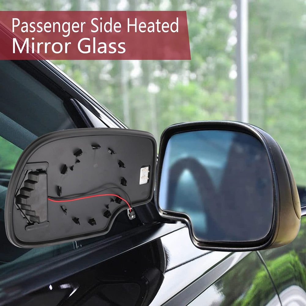 Yikesai convex side-view mirror glass with turn signal visibility