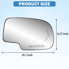 Yikesai Silverado mirror glass replacement for precise fit and visibility