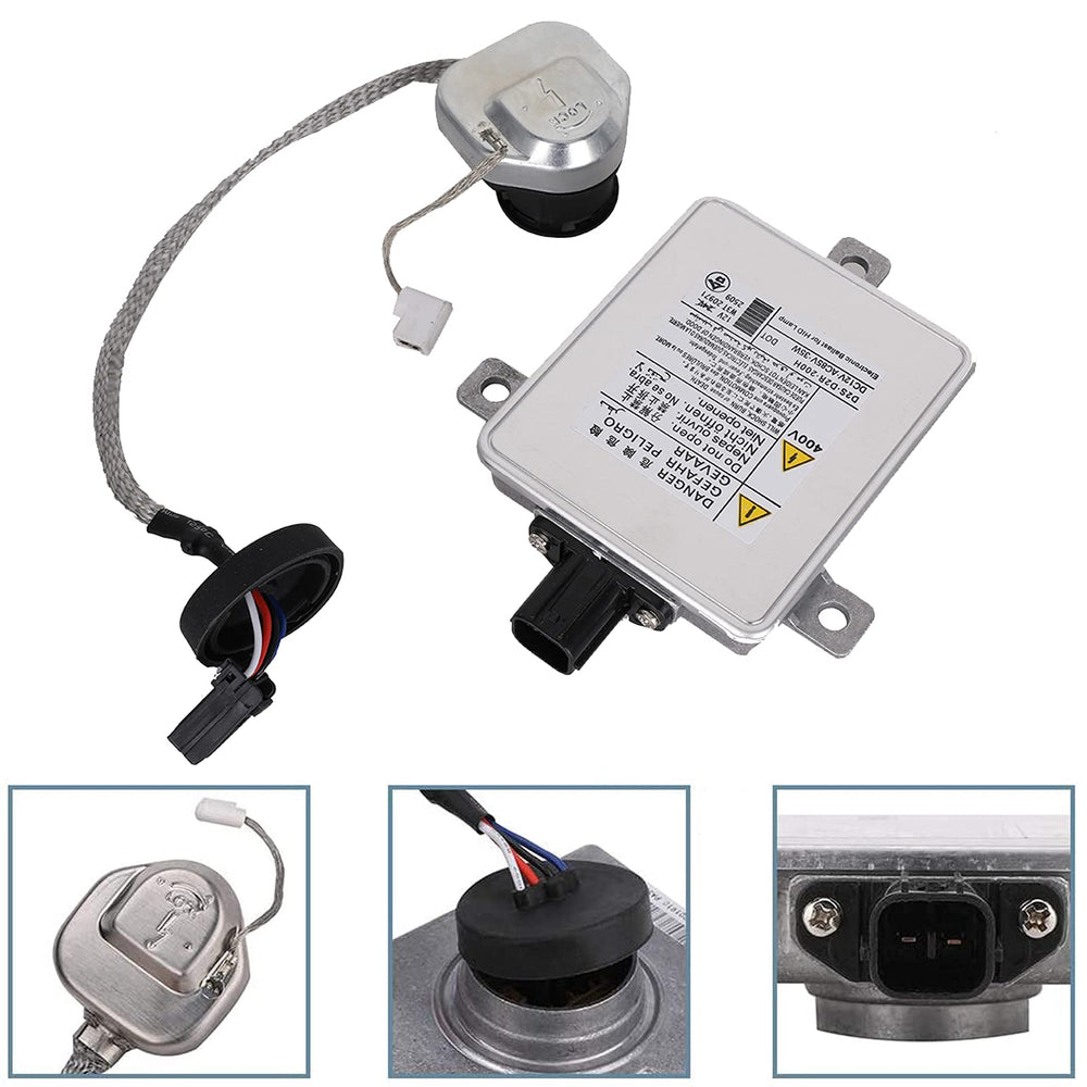 Yikesai W3T19371 xenon HID ballast igniter right, consistent illumination.