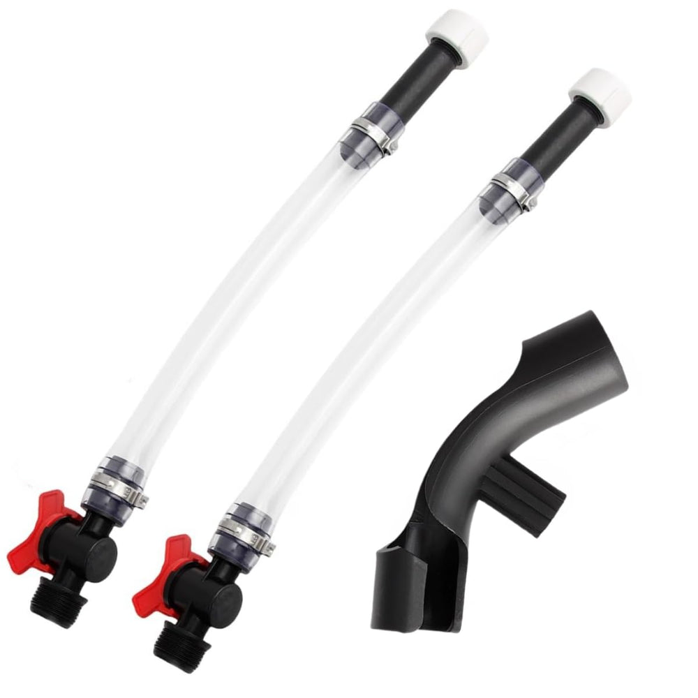 Yilenxuri gas can racing hose with ball valve for smooth fuel flow during pit stops.