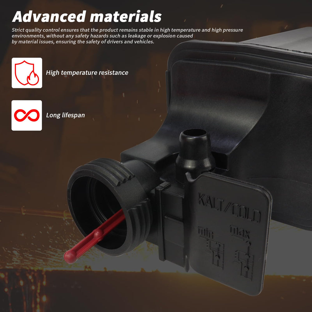 YINAVAGAD OEM-compatible reservoir fits BMW E46 and X3/X5 models for easy replacement.