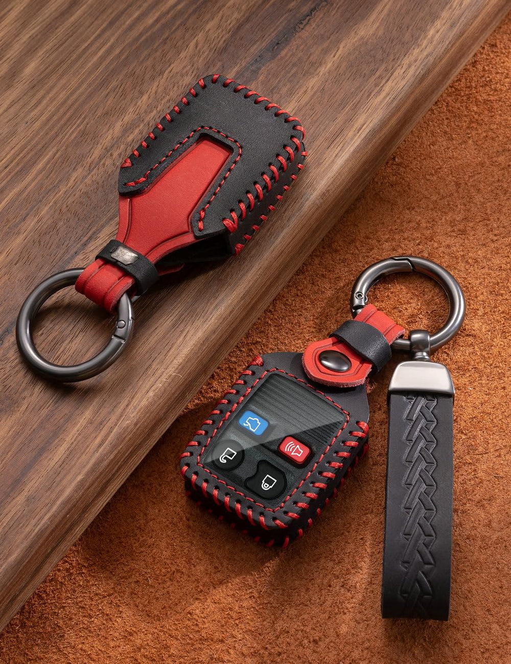 YINEOR leather fob cover packaging for easy gifting and display.