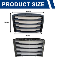 Yingtour grill close-up shows ABS black finish and smooth surface.