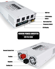 Yinleader off-grid lifestyle setup powered by inverter for fridge and TV use