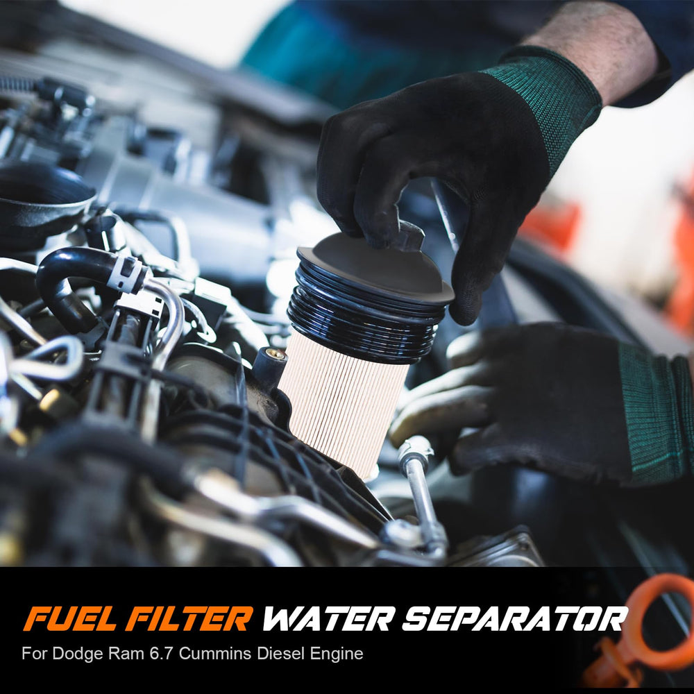 Yinlowa 6.7 Cummins rear fuel-water separator seals into chassis