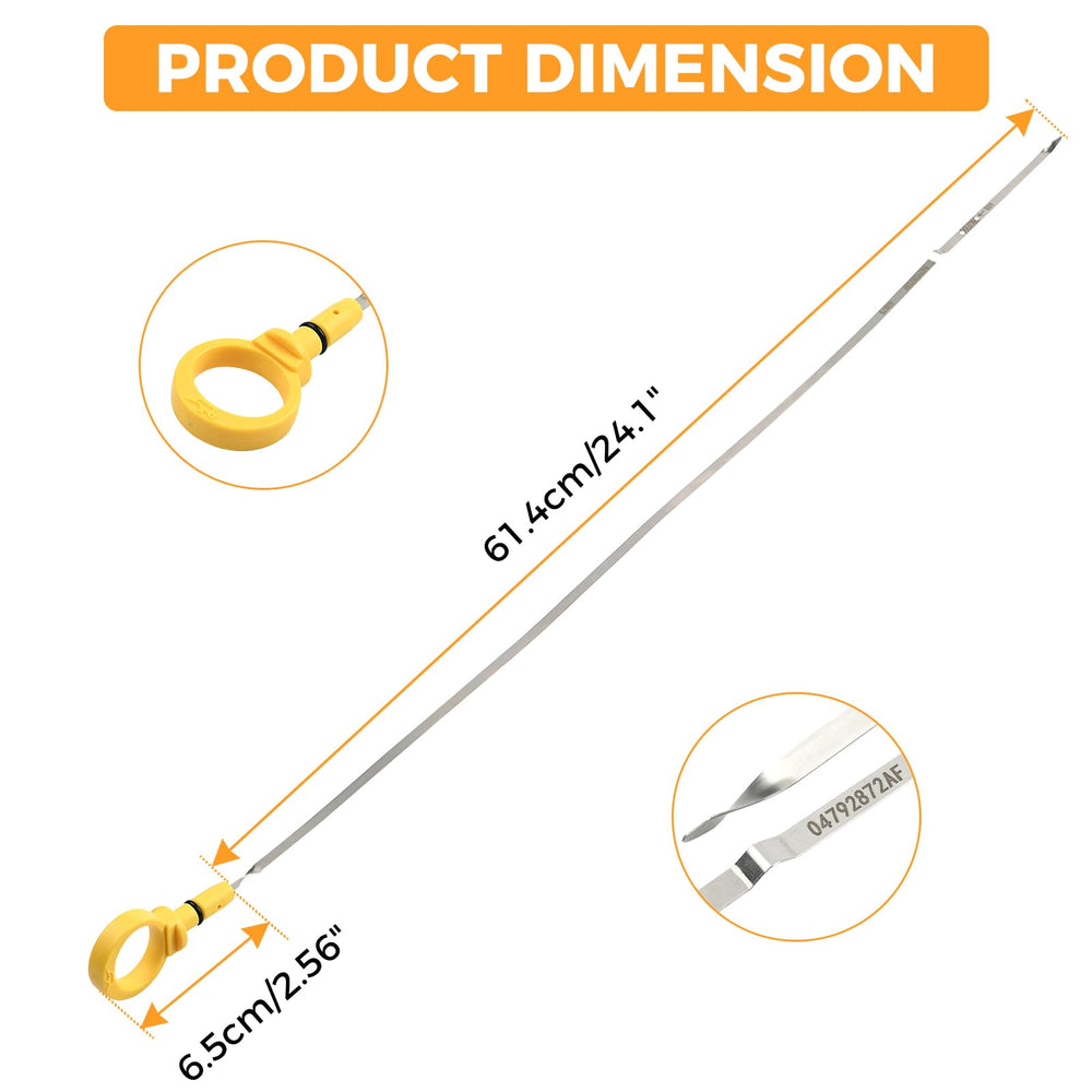 Yinlowa dipstick has heat-resistant handle for tough engine bays