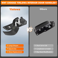 Yinlowa front left door handle for Cadillac Escalade restores premium look and smooth pull.