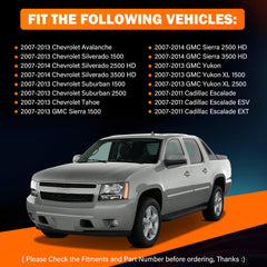 Yinlowa front left door handle for GMC Sierra adds durable wear resistance and seamless integration.