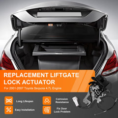 Yinlowa Toyota Sequoia rear hatch assembly enabling reliable remote locking