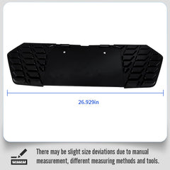 Includes 1-piece back guard for easy replacement.