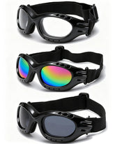 YISUGOOC 3-pack motorcycle goggles with multi-tint options for versatile riding