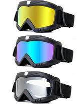YISUGOOC dirt bike goggles front view showing full-coverage protection for riders
