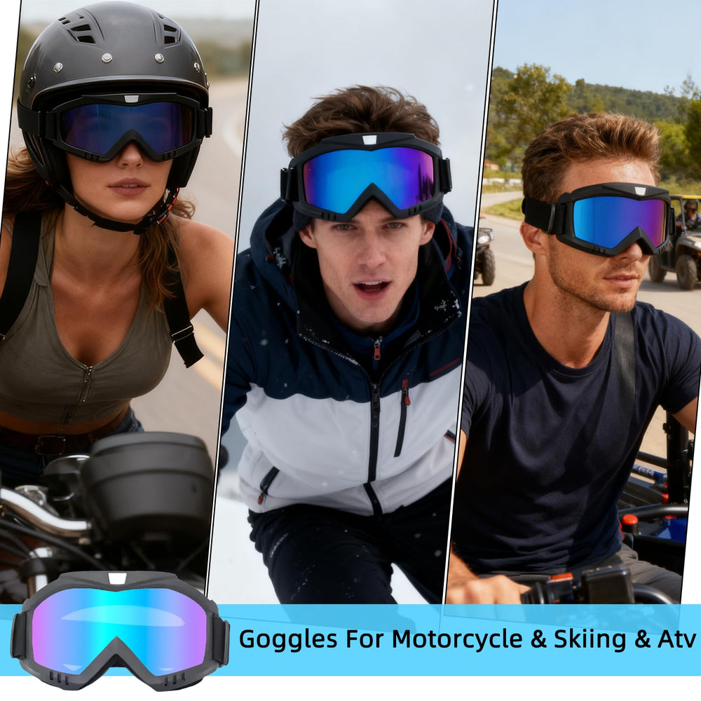YISUGOOC goggles with UV protection support for sunny outdoor rides