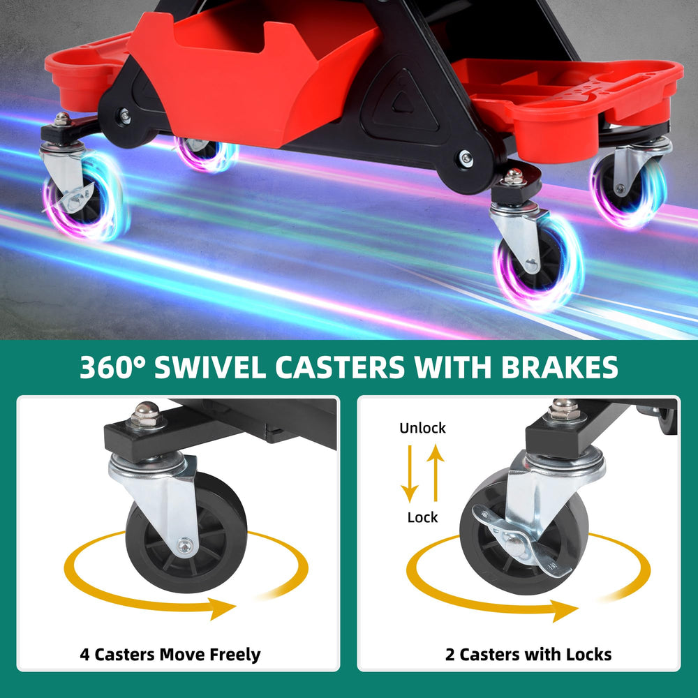 YITAHOME Mechanic Stool is versatile for auto repair, detailing, and DIY.