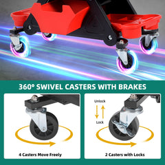 YITAHOME Mechanic Stool is versatile for auto repair, detailing, and DIY.