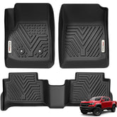 YITAMOTOR Colorado front floor mats with channel design for all-weather protection.