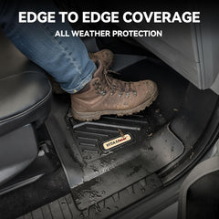 YITAMOTOR mats with anti-slip clips prevent shifting during drives.