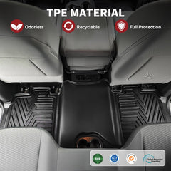 YITAMOTOR channel design floor mat helps drain liquids quickly and keep interiors tidy.