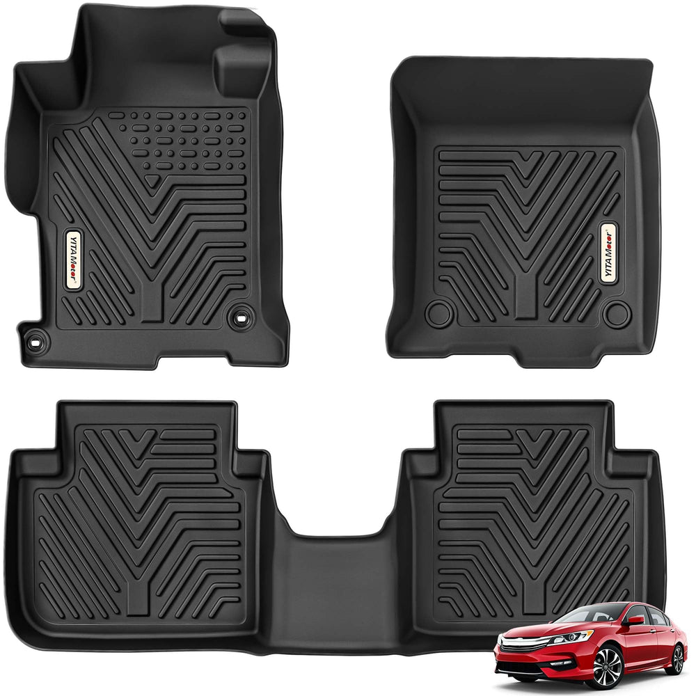 YITAMOTOR Honda Accord front floor mats with precise fit and spill protection.